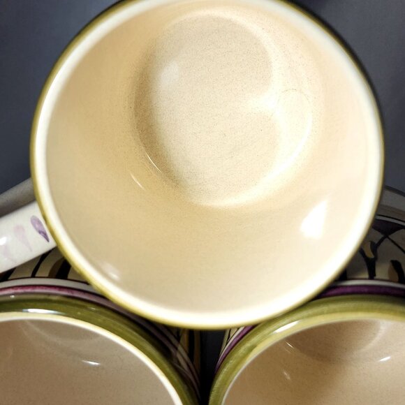 Starbucks Sberna Deruta Italy Coffee Mug 3pc Set Rare Gold Trim Italian Tea Cups - Picture 9 of 10